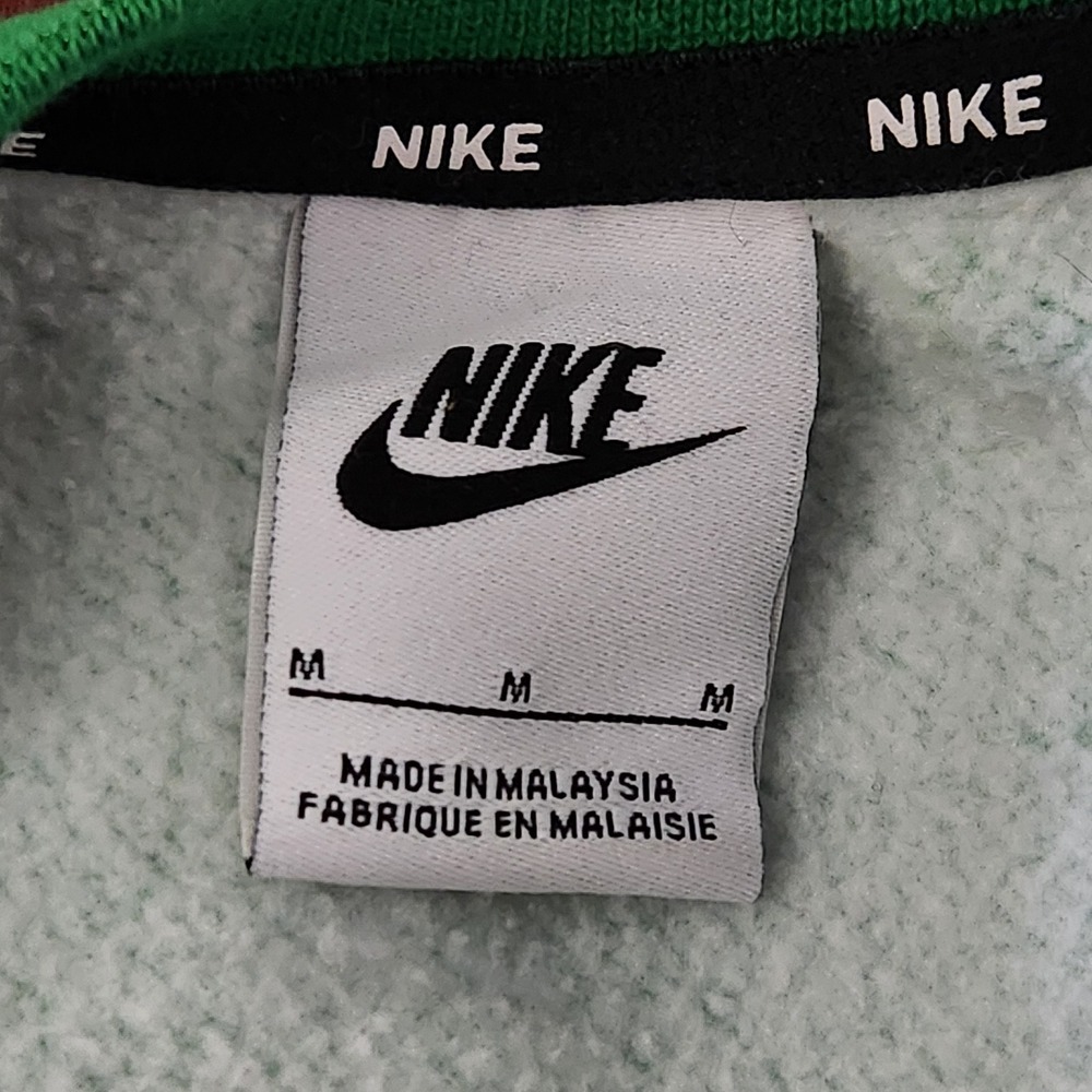 Oregon Ducks Nike Sweatshirt Mens Medium Green Crewneck Pullover OU - Picture 3 of 10